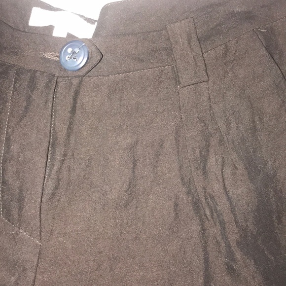 NWOT Casch by Gro Linen mix Brown shorts - Picture 3 of 9